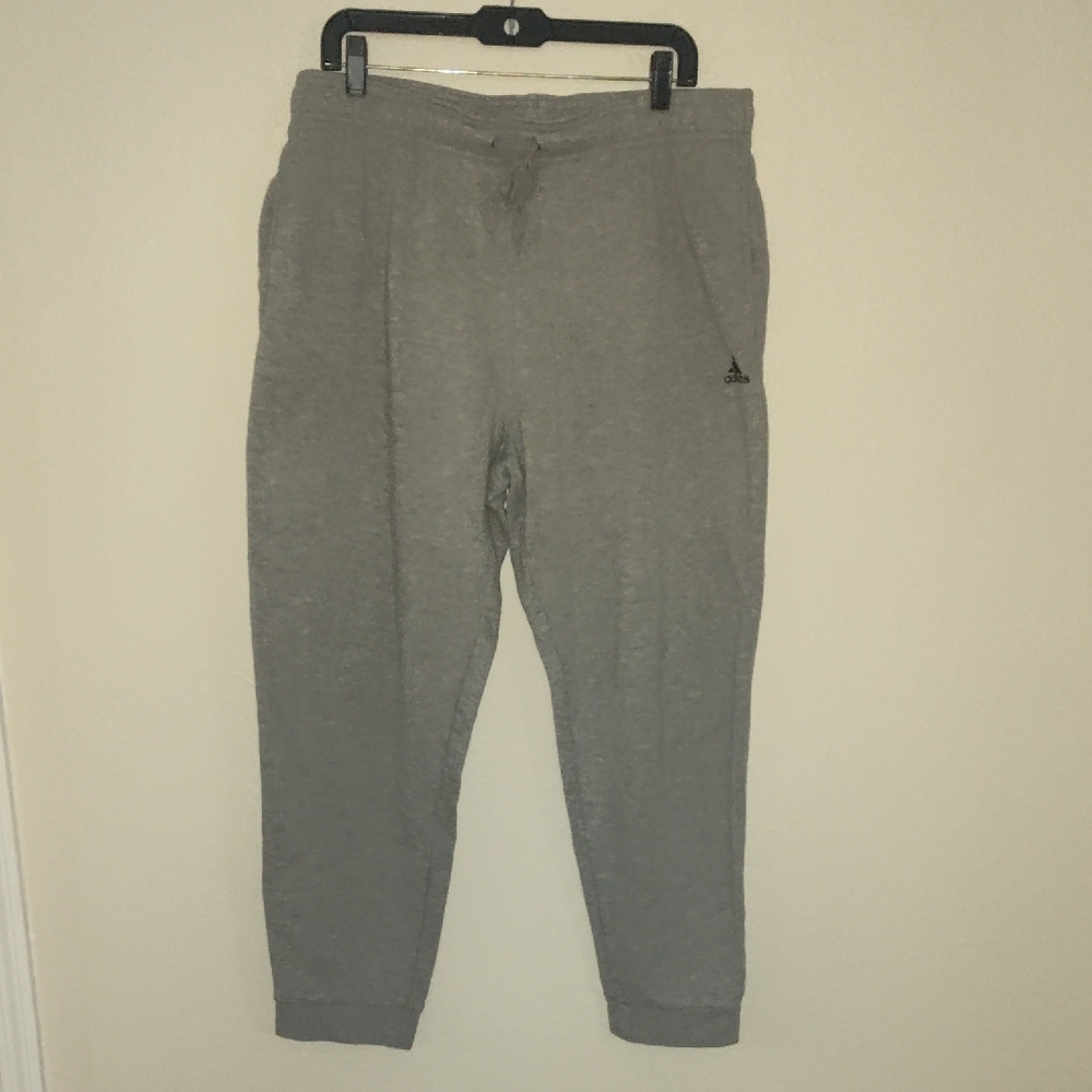Adidas Heather Gray Joggers